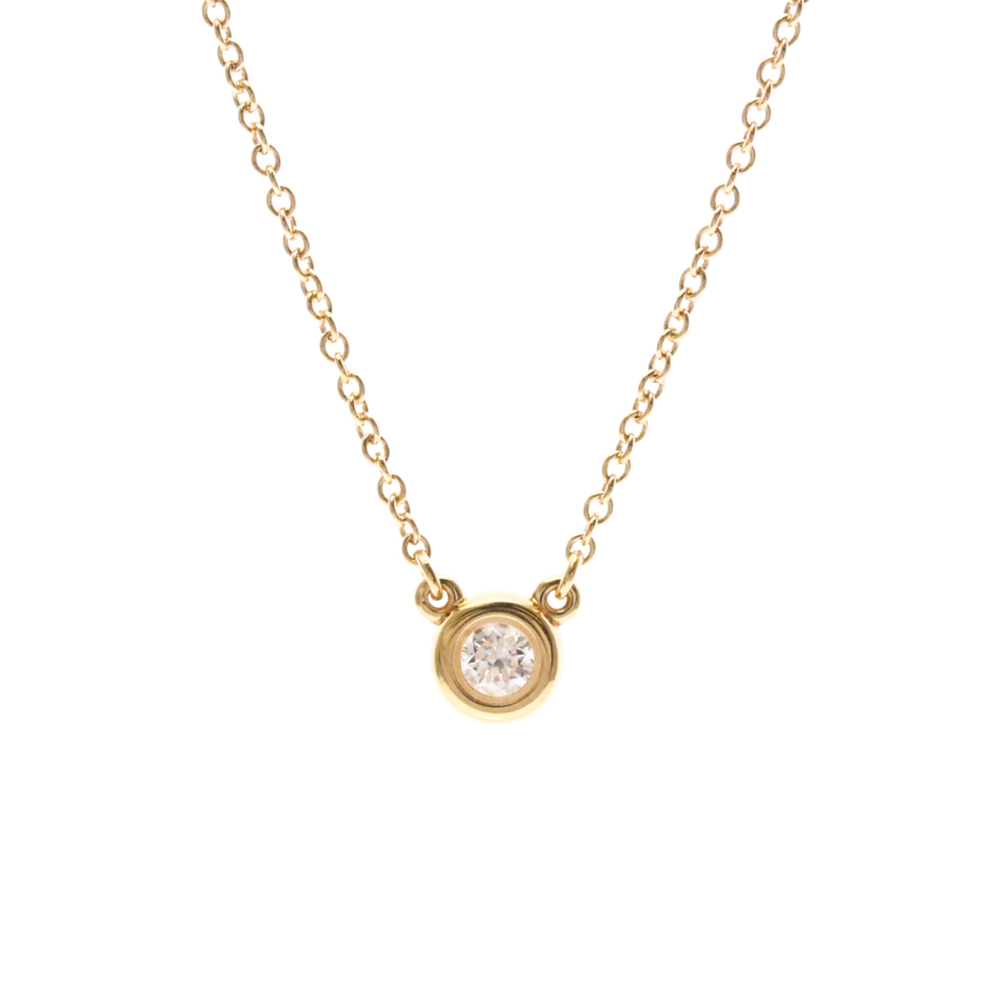 TIFFANY 18k Gold Diamond Necklace